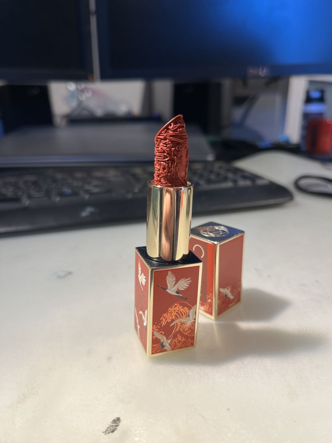 Customer photo review of Catkin Rouge Carving Lipstick