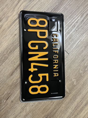 Customer photo review of 1963 CALIFORNIA LICENSE PLATE 6"x12" (156.5mm x 305mm)