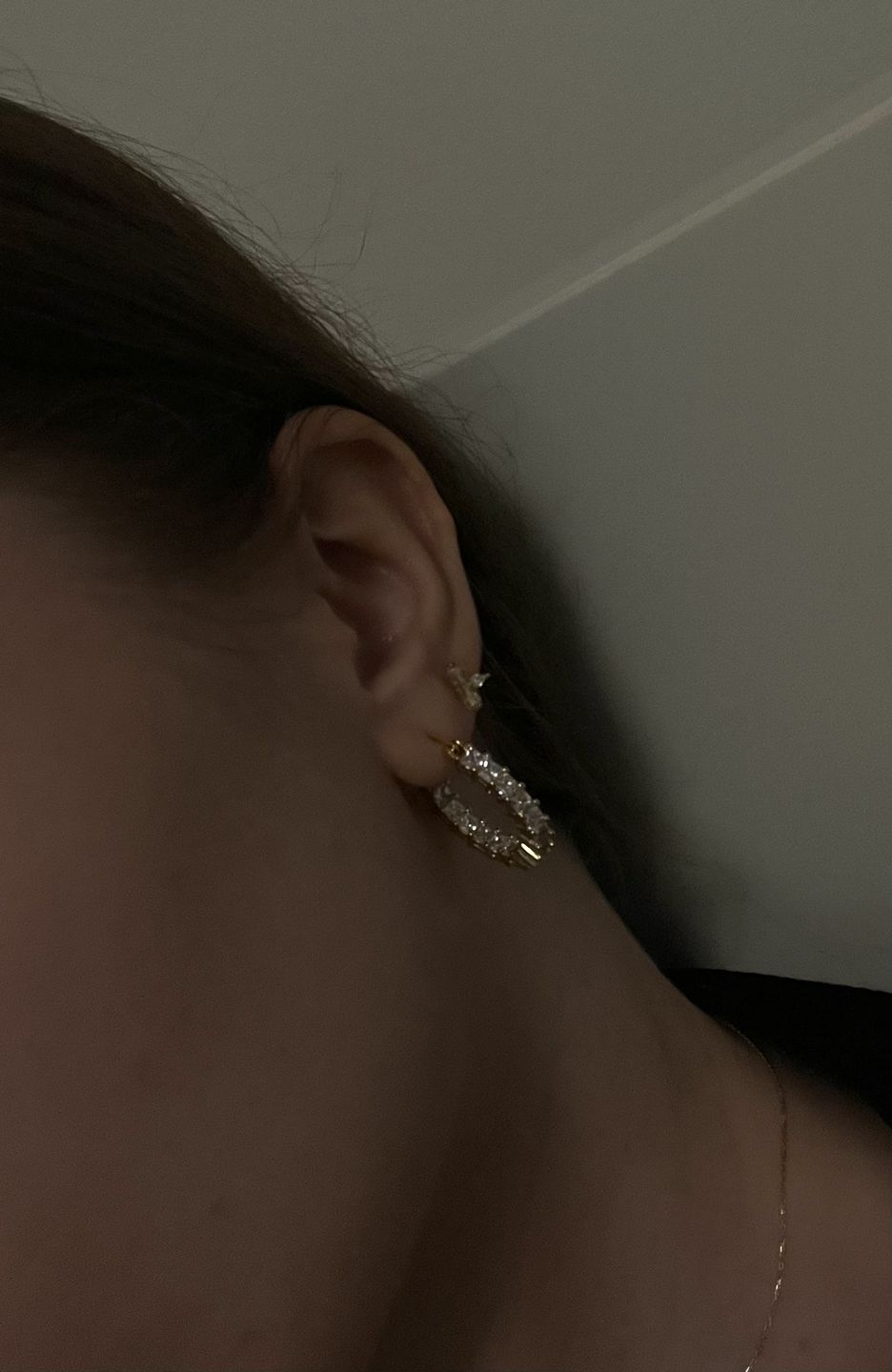 Customer photo review of Cristallo Ohrringe | 18K vergoldet