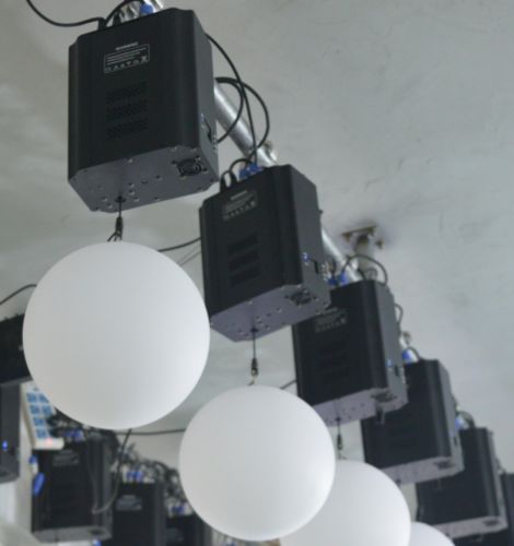 Customer photo review of MOKA SFX RGB DMX Lifting Ball LED Effect Light Kinetic Stage Light