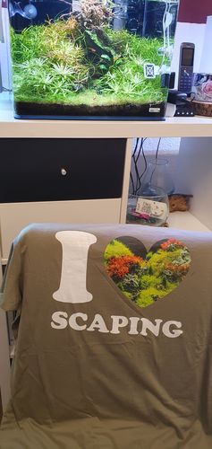 Customer photo review of I LOVE SCAPING Classic Organic Shirt