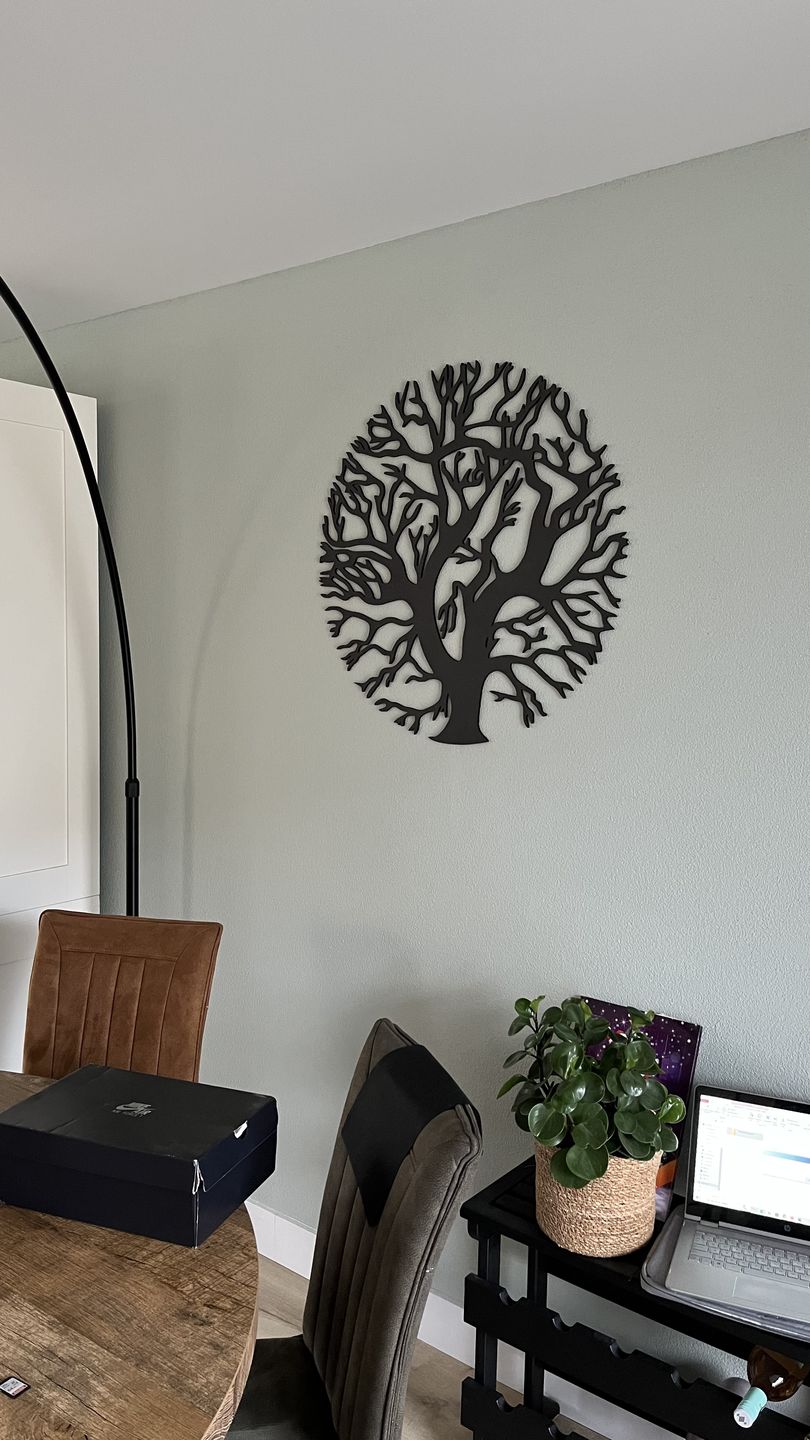 Customer photo review of Wanddecoratie | Levensboom rond
