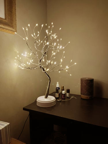 Customer photo review of LAMPE ARBRE TERRA LUMIÈRE FÉERIQUE
