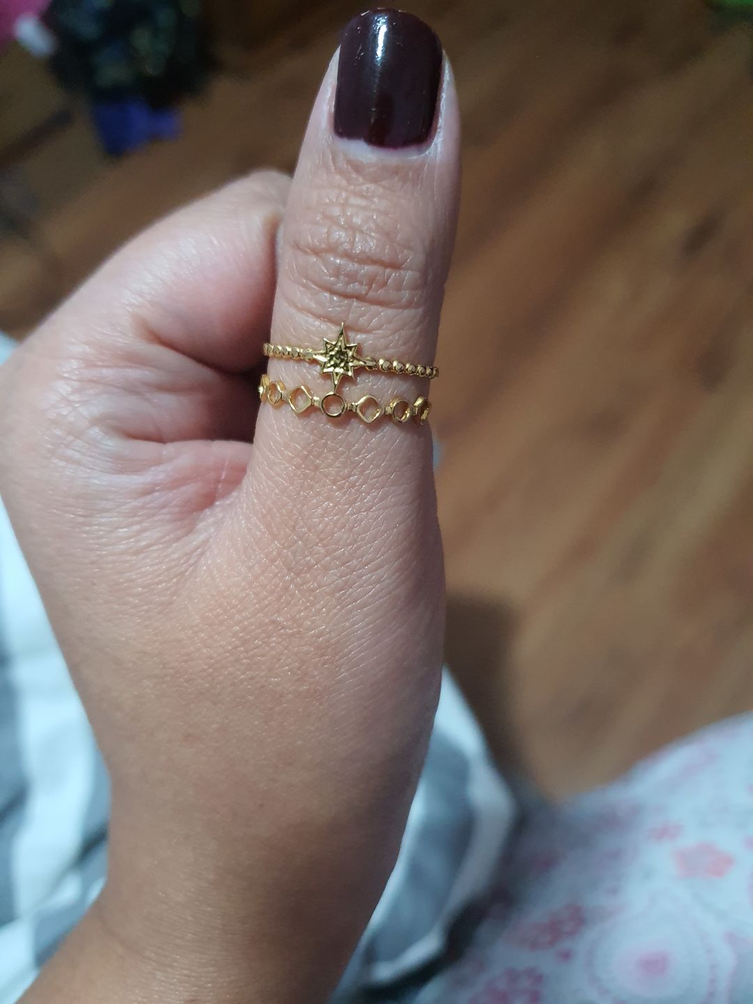 Customer photo review of Anillo Ajustable Star