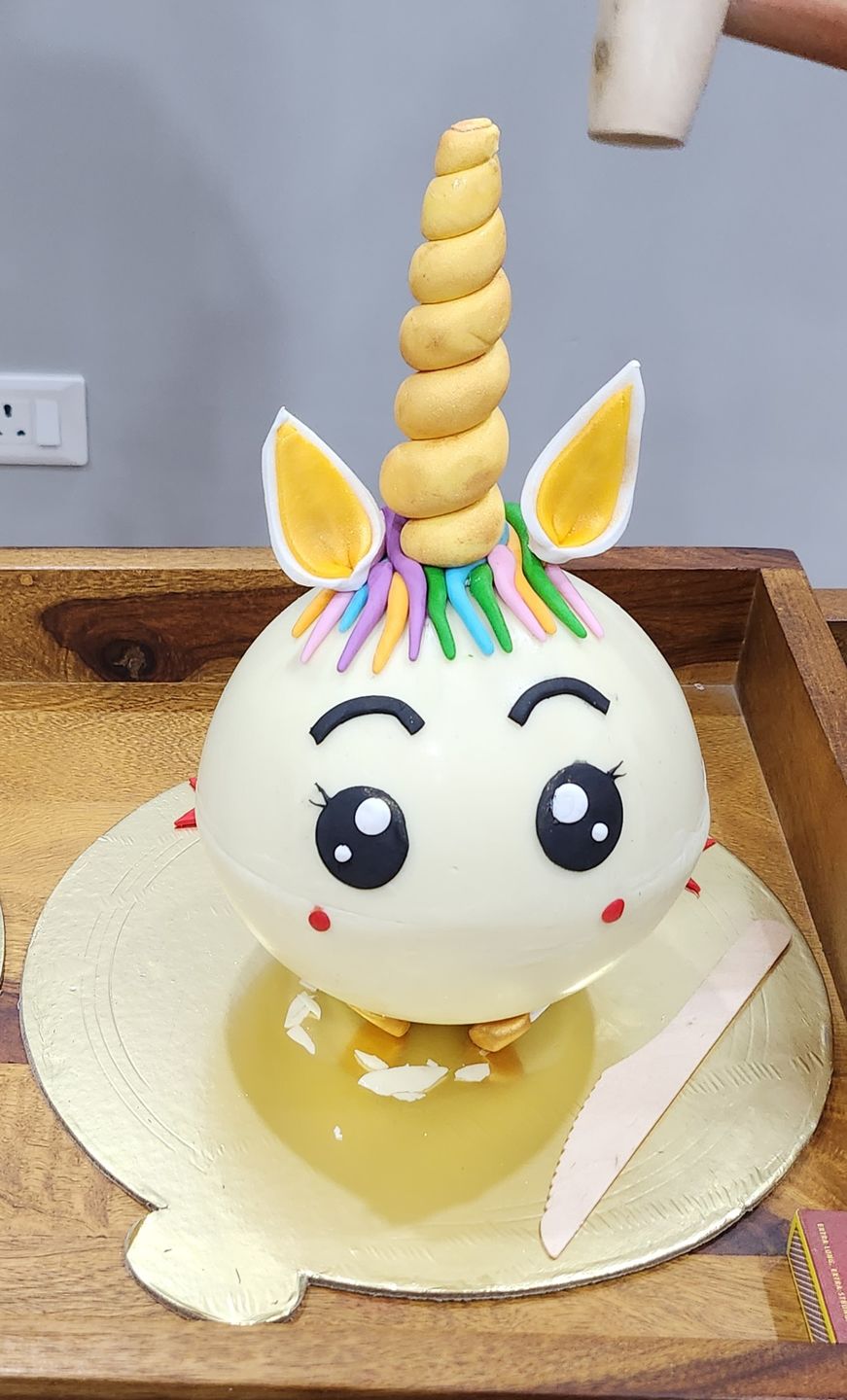 Customer photo review of Solar System Theme Cake