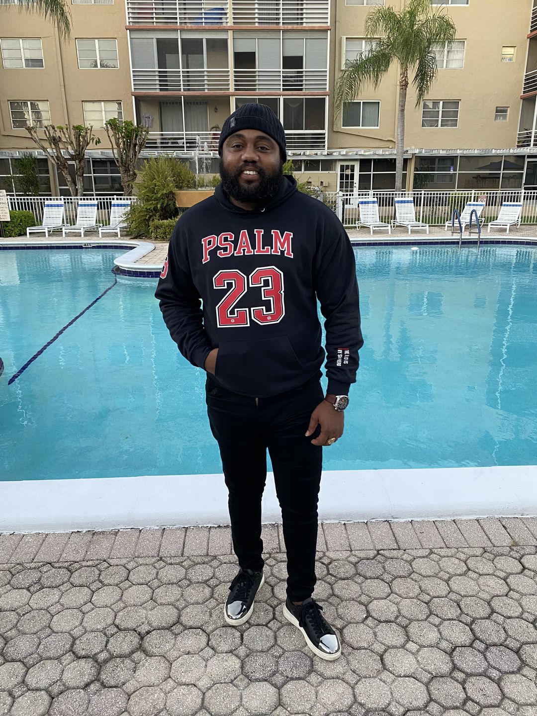 Customer photo review of PSALM 23 Hoodie