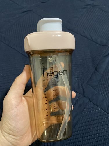 Customer photo review of Hegen 11oz/330ml Straw Cup in Pink