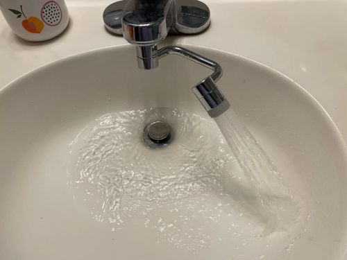 Customer photo review of 1080° Rotatable Faucet Extender