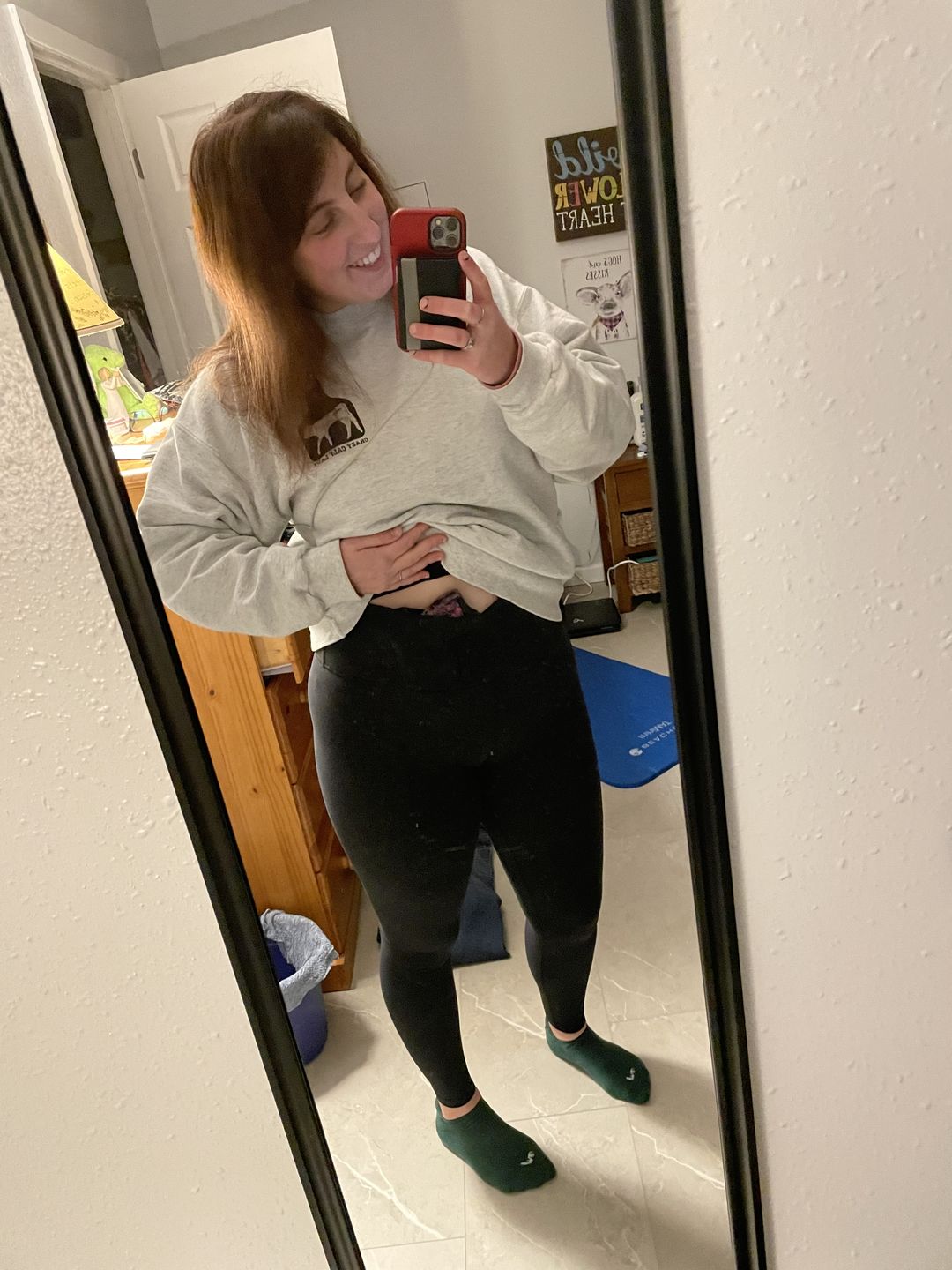 Customer photo review of CC Legging - Ambidextrous design (no pockets) - Black