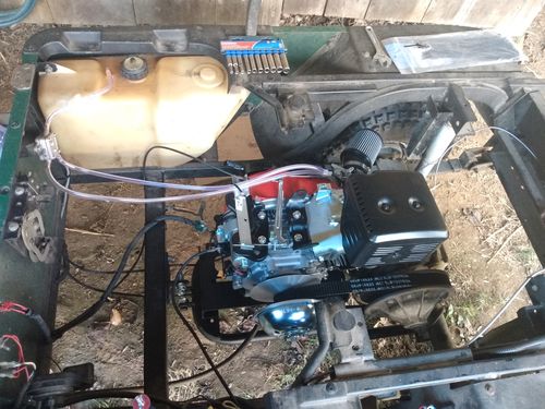 Customer photo review of Predator 13hp Installation Kit for 1994-2008 EZGO TXT & Medalist