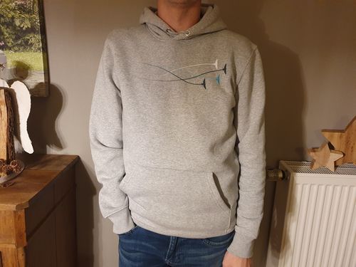 Customer photo review of VOGEL SPUR - Unisex Bio Hoodie (PREMIUM)