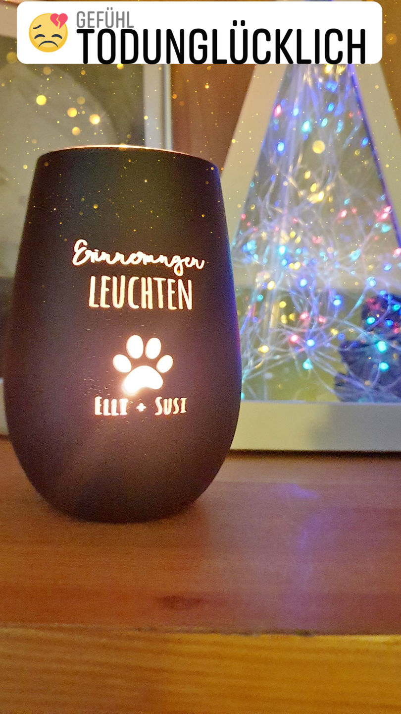Customer photo review of Erinnerungen leuchten - Individuelles Trauerlicht