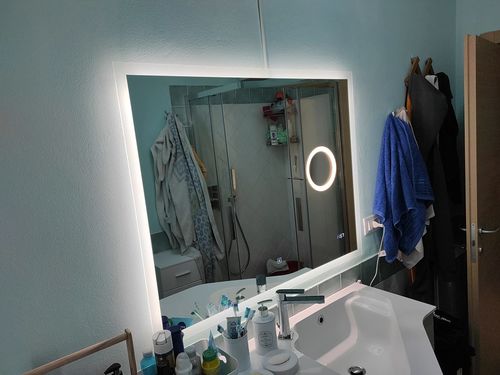 Customer photo review of Vittoria - Specchio bagno 100x70cm