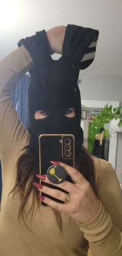 Customer photo review of Rabbit Ski Mask Bunny Balaclava