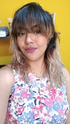 Customer photo review of Labial Indeleble Olé! Pasión, 4.5 g