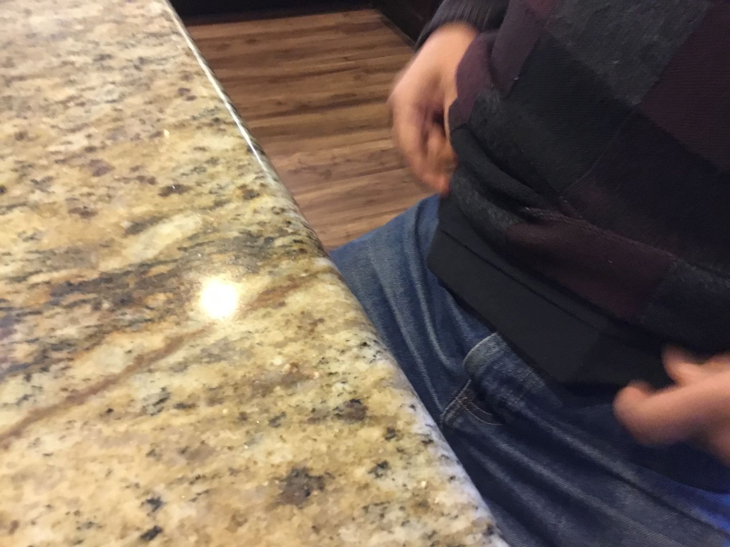 Customer photo review of Black Pocketed Wrap