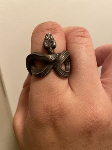 Customer photo review of Snake Ring