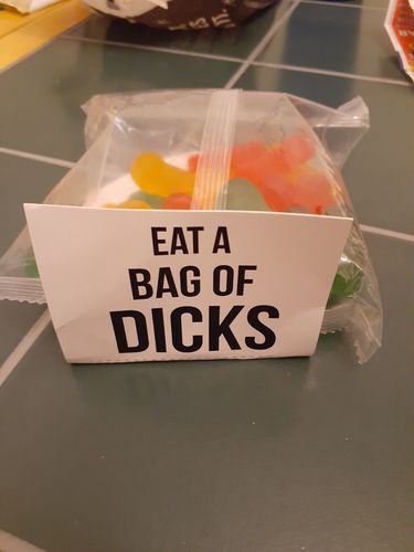 Customer photo review of Bag of Dicks - Sent Anonymously