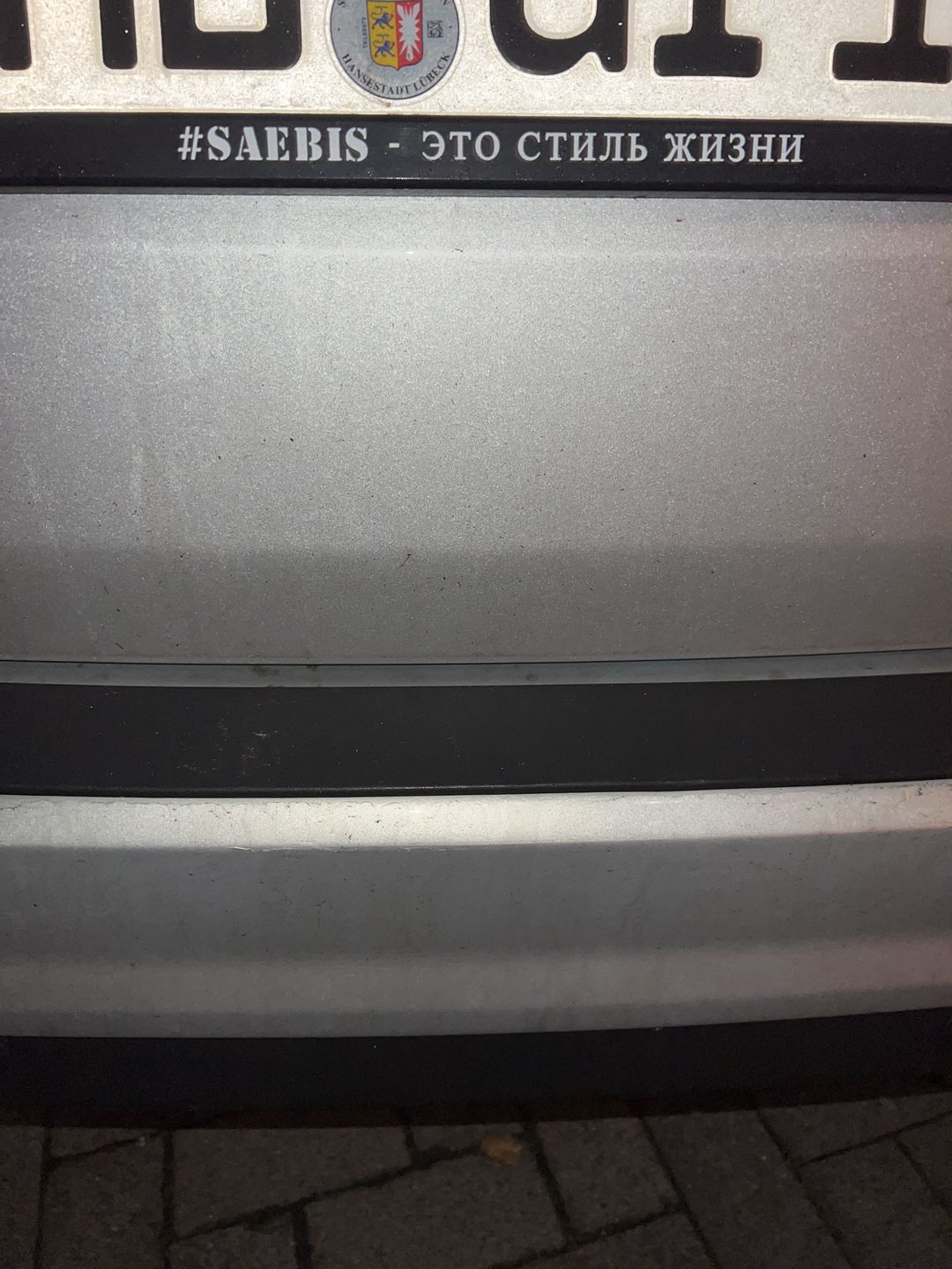 Customer photo review of SAEBIS® 2er SET Auto Kennzeichenhalter