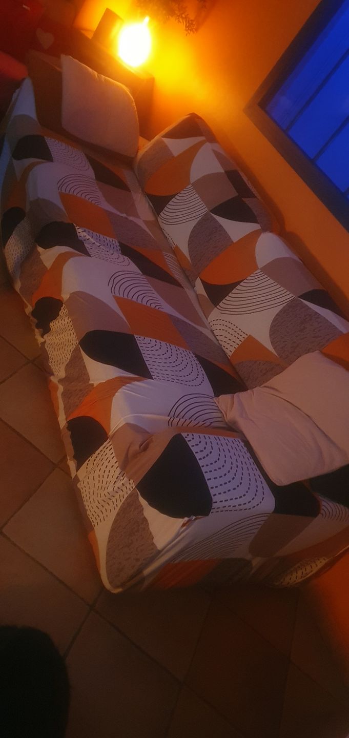 Customer photo review of Vintage - Housses Extensibles de Fauteuil et Canapé