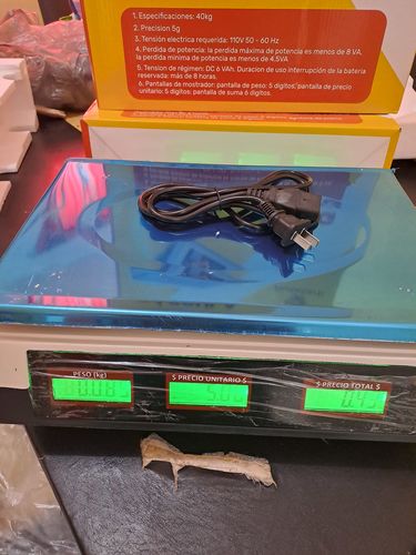 Customer photo review of Báscula Comercial Digital 40kg 110v/220v