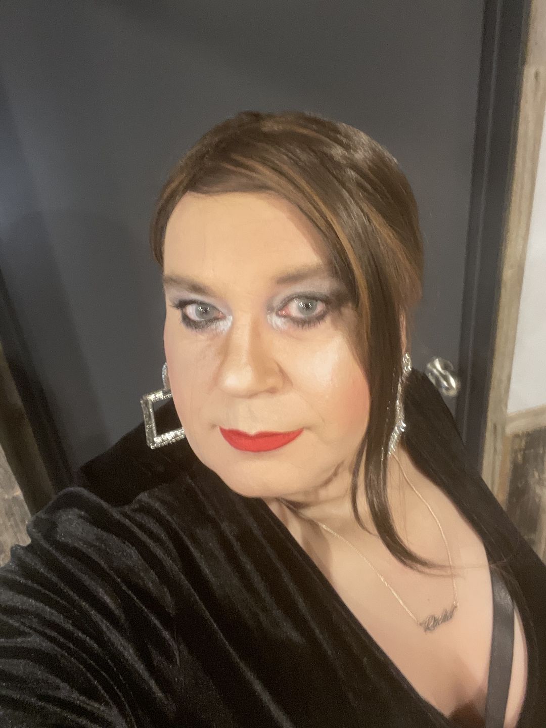 Customer photo review of Kiss Proof Lipstick | Liquid Matte Lipstick