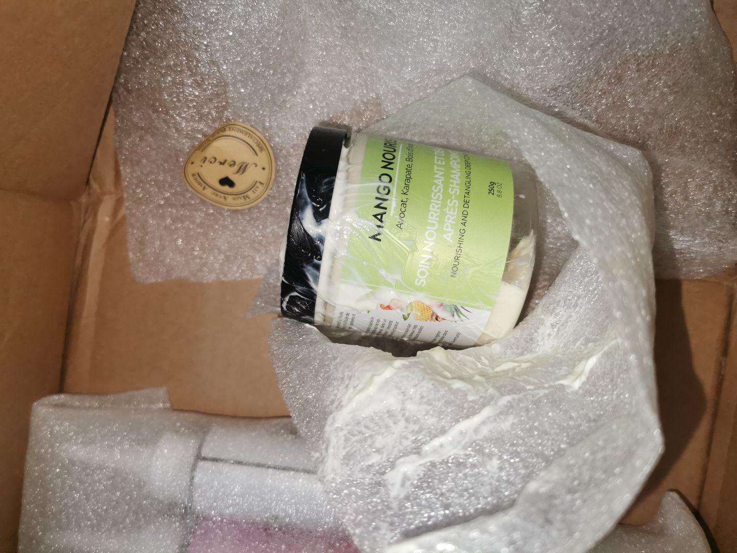 Customer photo review of Soin nourrissant et démêlant après-shampoing - NOURISH