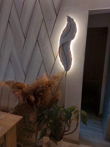 Customer photo review of Aplica LED Luxury Feather 36W 87CM