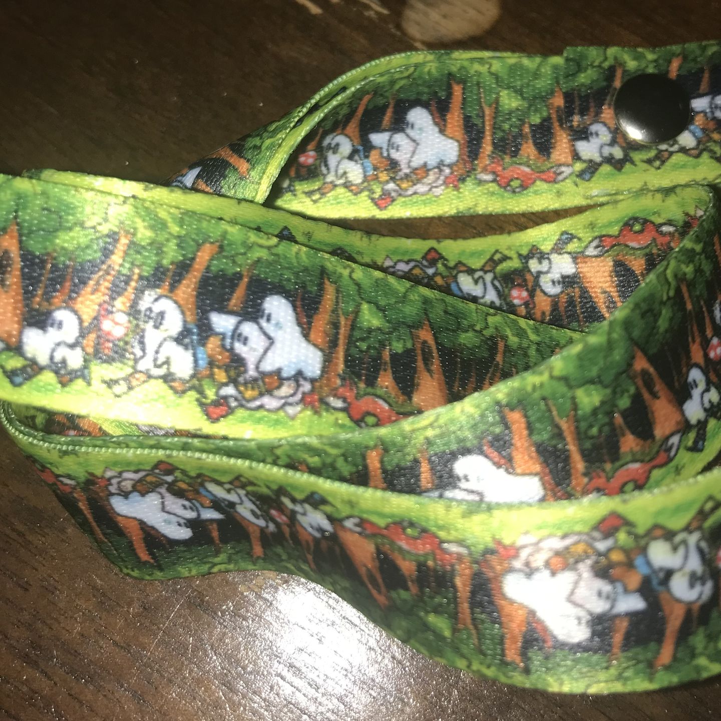 Customer photo review of Runaway Ghosts Lanyard