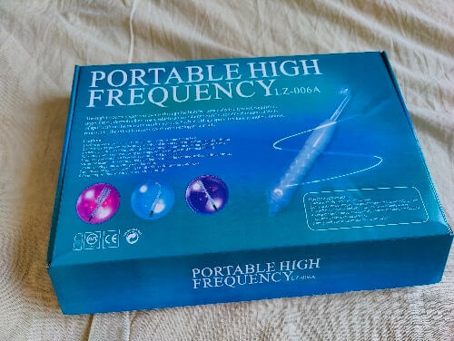 Customer photo review of AcneClear™  High Frequency Acne Therapy Device
