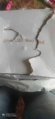 Customer photo review of LED Face Mask for Flawless Skin