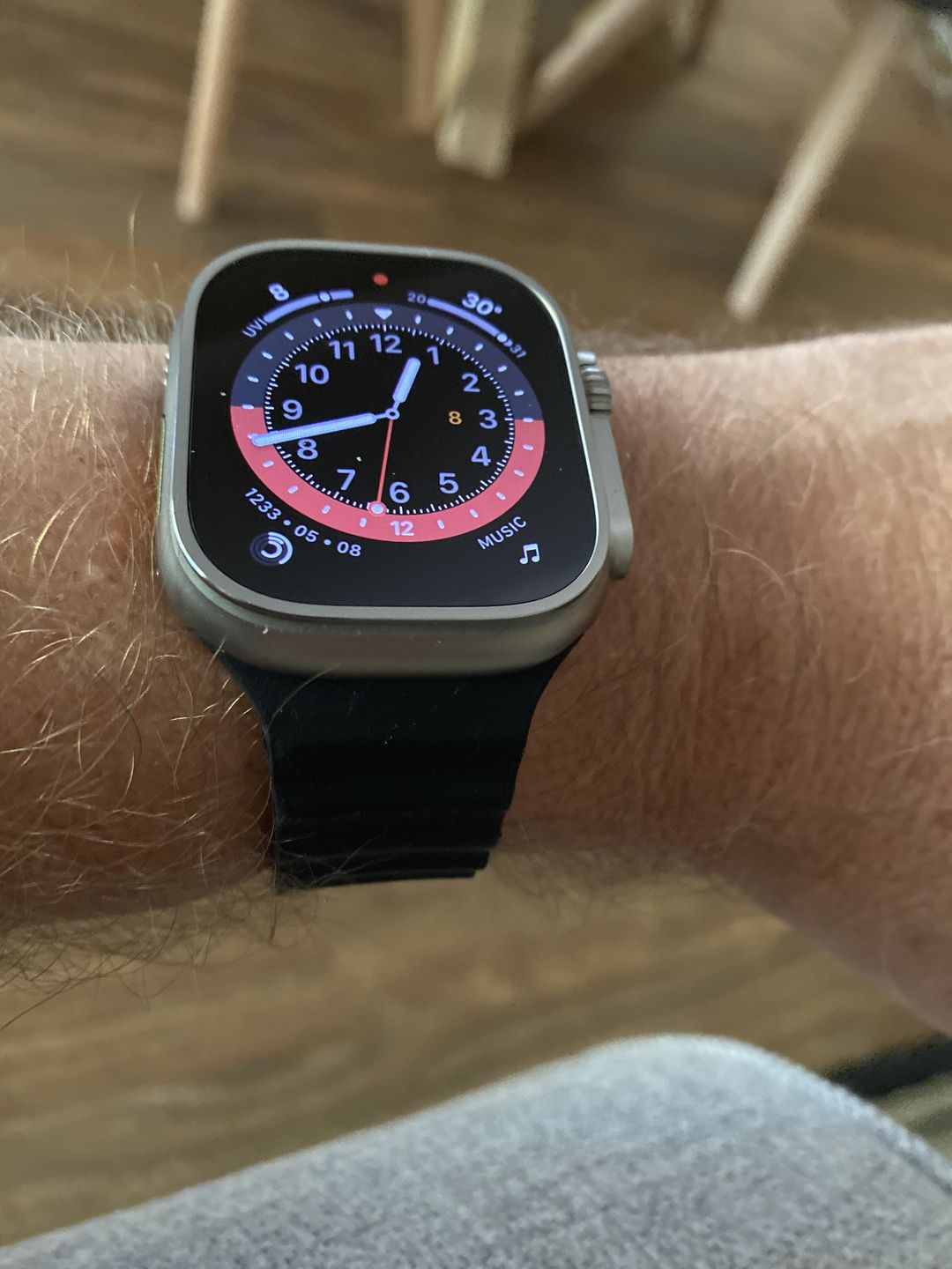 Customer photo review of Trail Loop Apple Watch Band