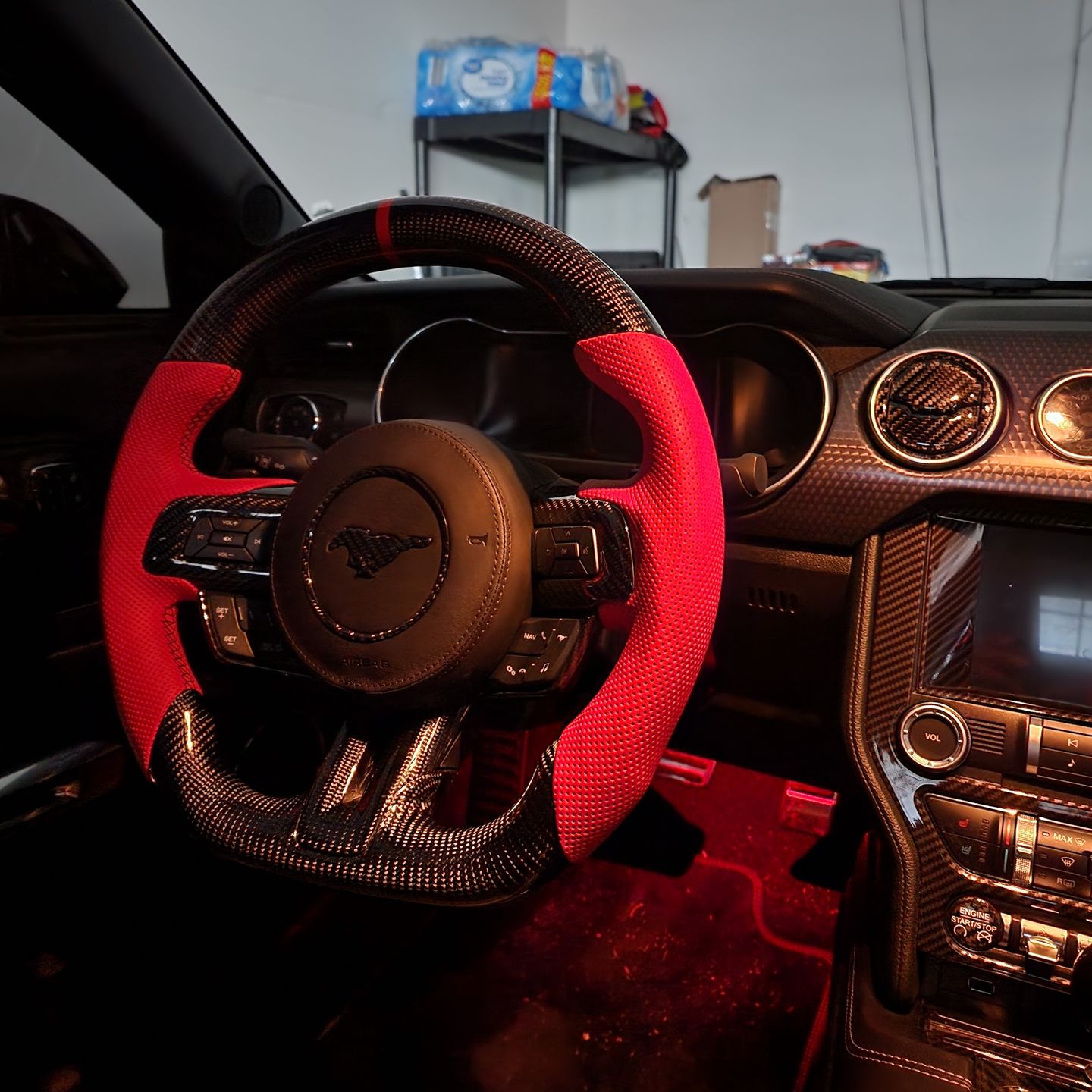 Customer photo review of 2018-2022 Ford Mustang Steering Wheel