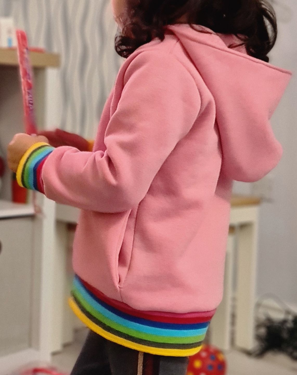Customer photo review of Multicolour Ribbed Cuffs - 135cm
