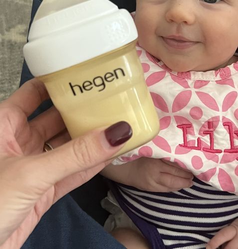 Customer photo review of Hegen PCTO™ Breast Milk Storage Lid White