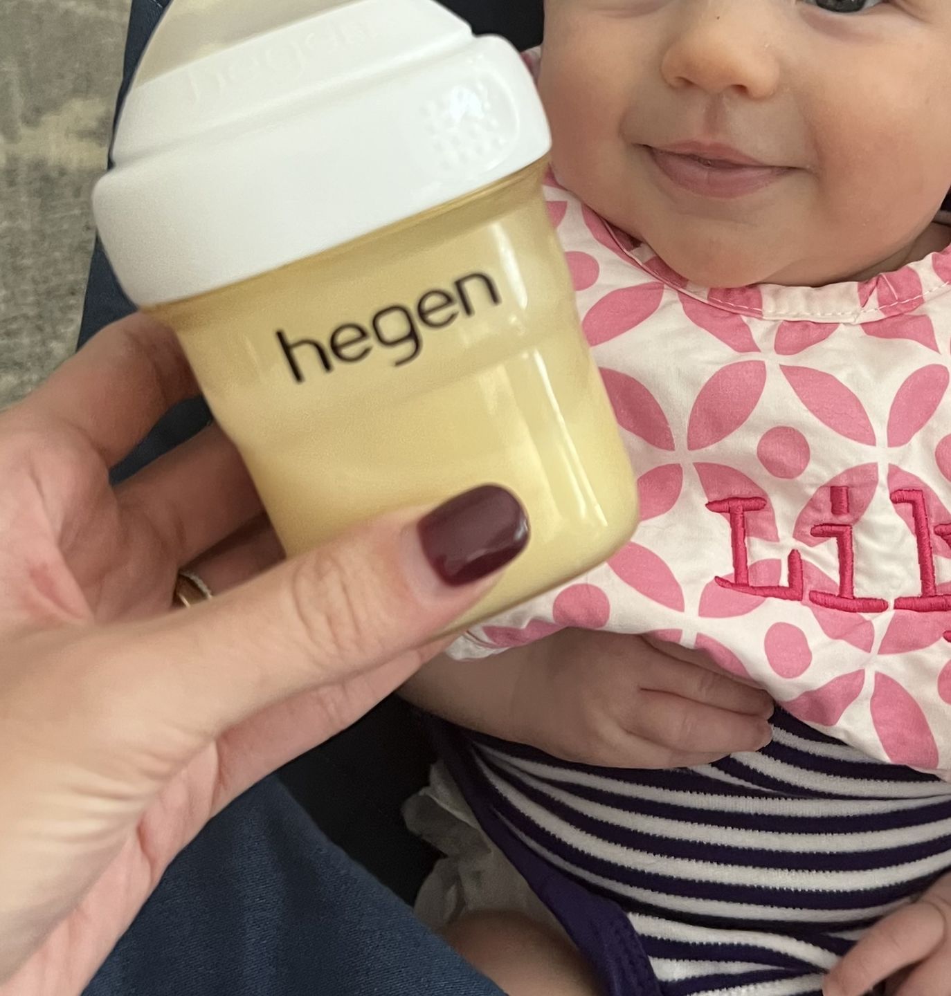Customer photo review of Hegen PCTO™ Breast Milk Storage Lid White