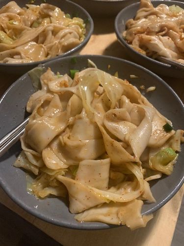 Customer photo review of [N3] Mt. Qi Pork Hand-Ripped Noodles Meal Kit (4 Servings)