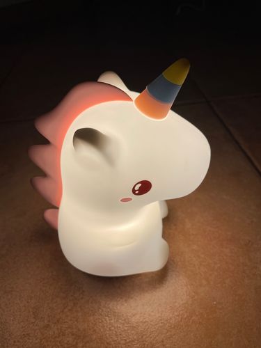 Customer photo review of Magical Unicorn Night Light with Remote Control