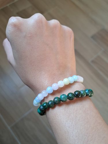 Customer photo review of Pulsera Morganita (6 mm)