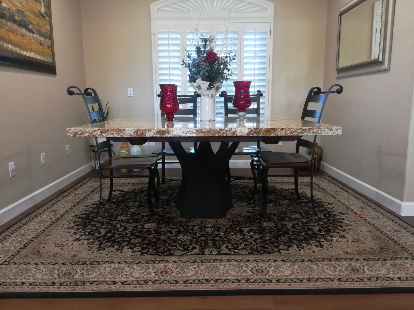 Customer photo review of Metal Table Base - 317 Namu - 21, 20, 28H inch - Flowyline