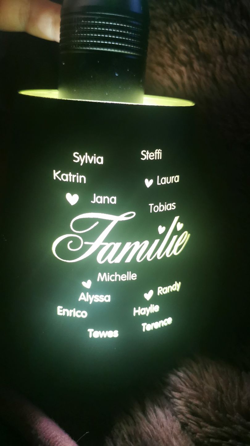 Customer photo review of Familie ist... - Familien-Windlicht