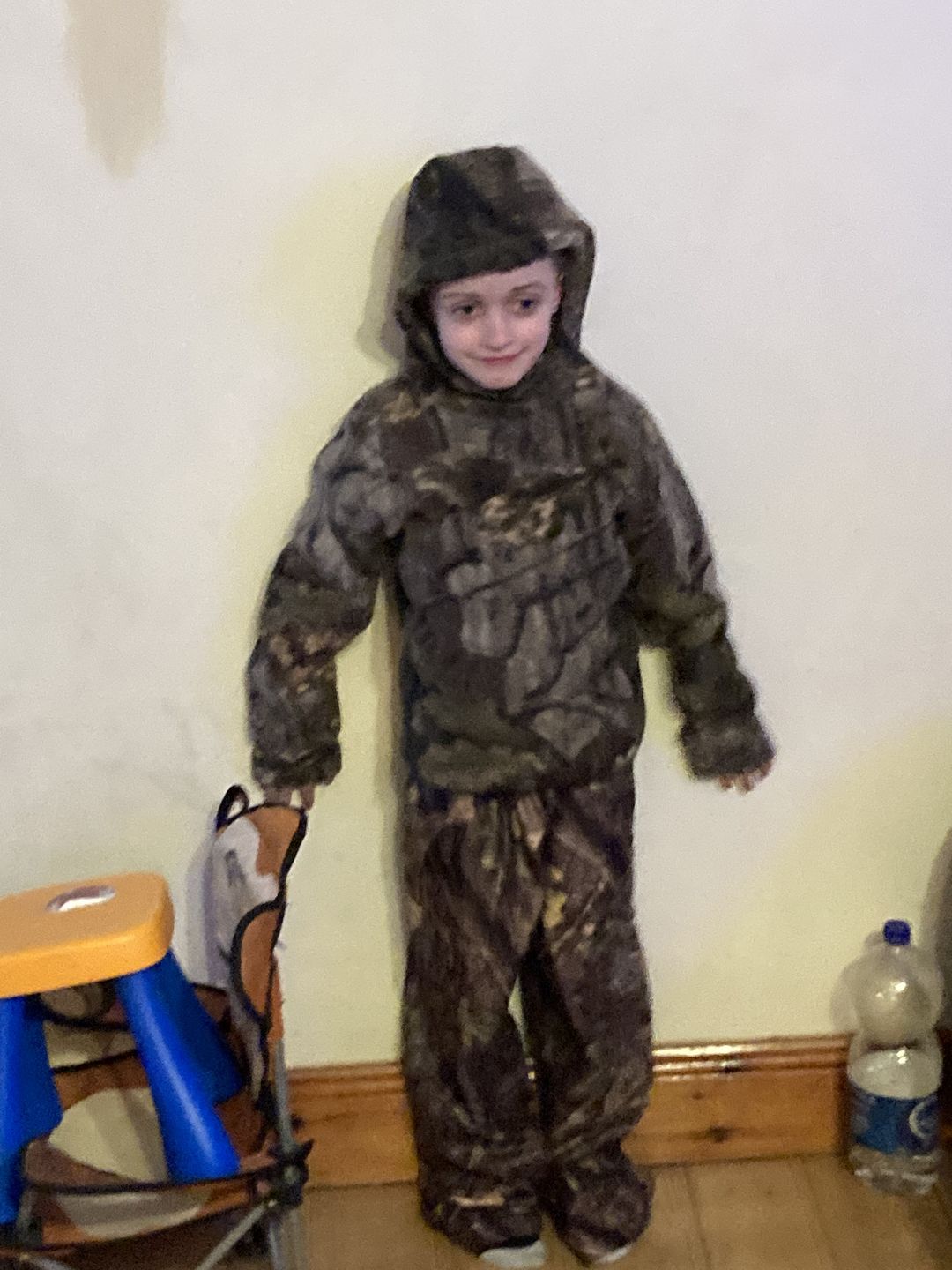 Customer photo review of Jack Pyke Junior Fieldman Fleece Hoodie- English Oak Evolution