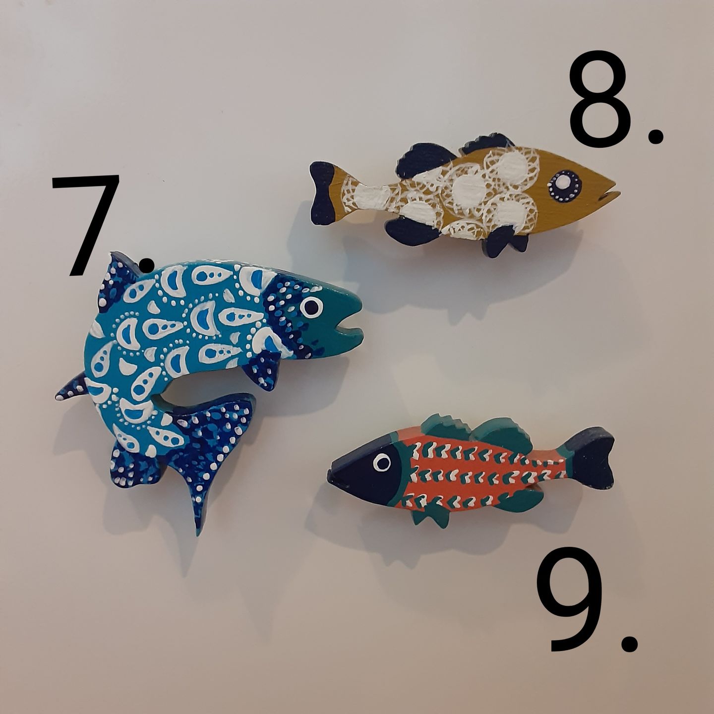 Customer photo review of Unfinished Wood Trout Salmon Fish Silhouette - Craft- up to 24" DIY