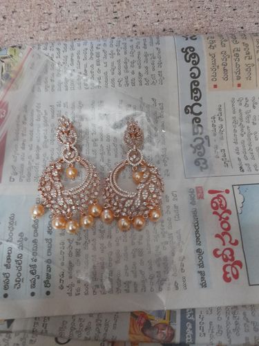 Customer photo review of Zircon Earring 151127
