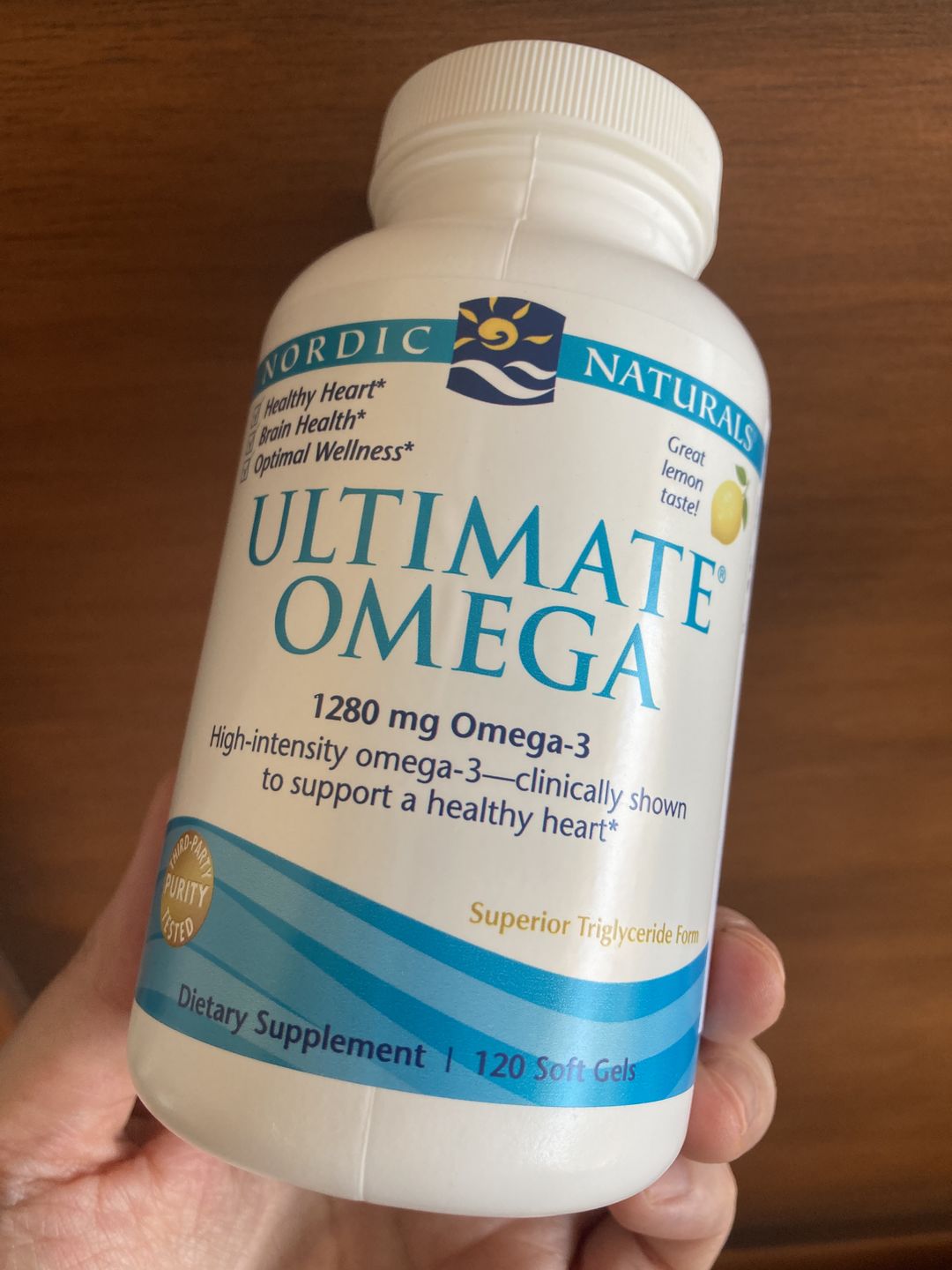 Customer photo review of Ultimate Omega-3 1.280 mg-120 softgel