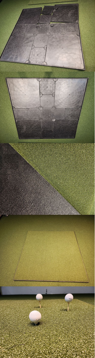Customer photo review of Fiberbuilt Tee Box Golf Mat