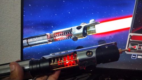 Customer photo review of Cloned Apprentice V1 hero saber w/ crystal chamber