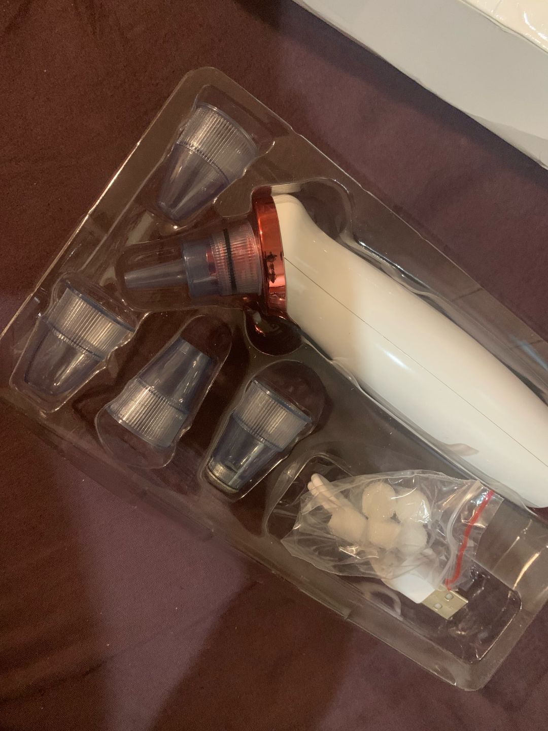 Customer photo review of iBeauty Starter Microdermabrasion Kit