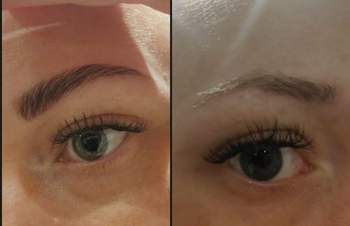 Customer photo review of Brow Lamination Kit
