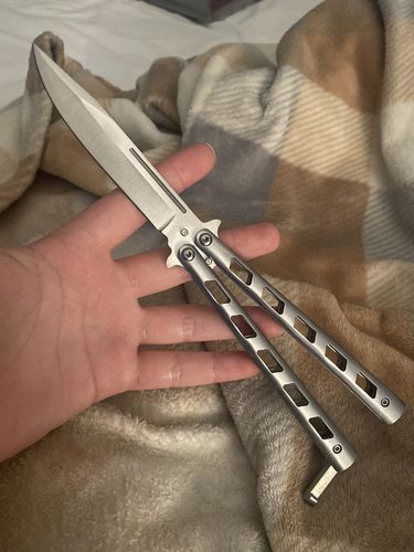 Customer photo review of Striker Balisong Butterfly Knife